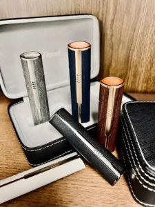 Fitpod皮革主機 愛馬仕真皮電子煙搭配 RELX 相容煙彈 1 Fitpod皮革主機
