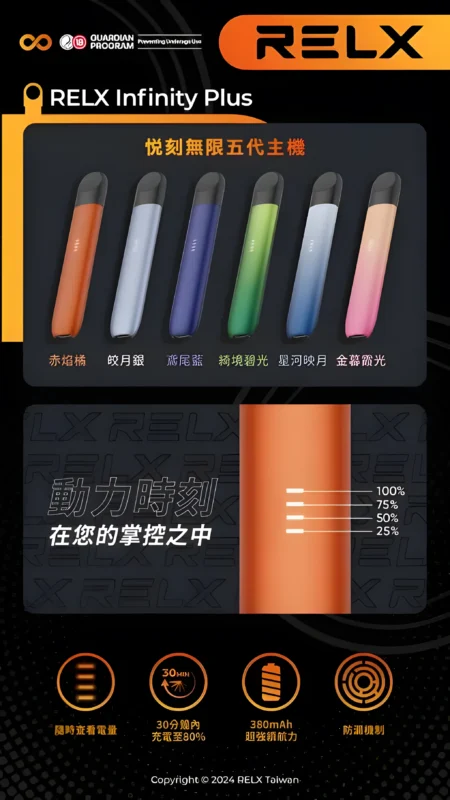 悅刻五代主機 Relx煙桿 時尚設計 電子煙新選擇 3 悅刻五代主機