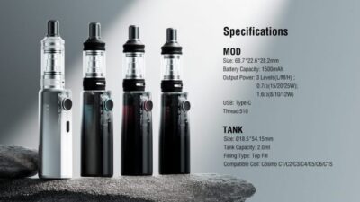 VAPTIO COSMO NEBULA 星雲主機套組 多功能調壓電子煙全系列兼容 MTL DTL 雙模式 商品圖片 1