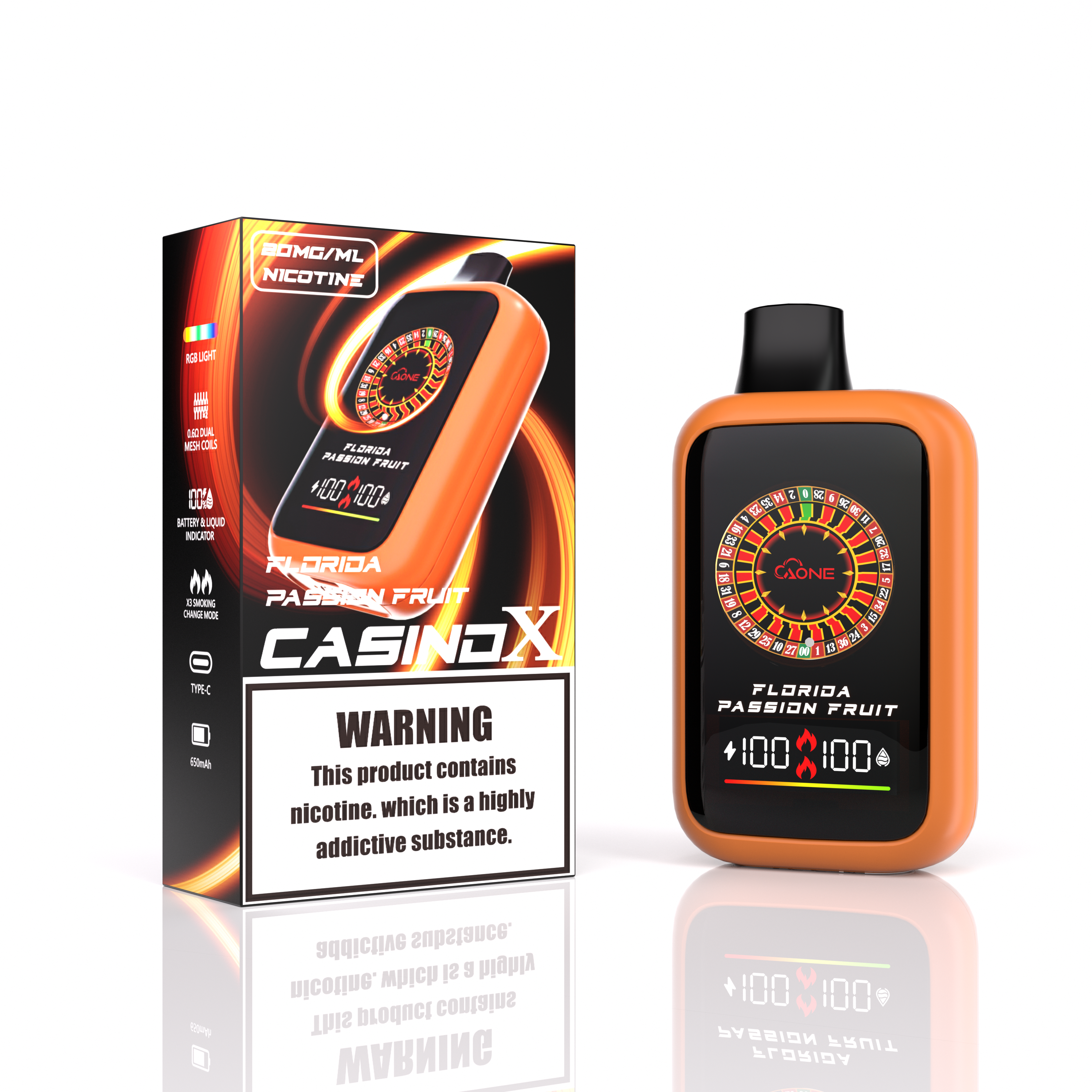 AONE VAPE CasinoX 16000口一次性電子煙 高容量持久續航雙倉口味切換 1 AONE VAPE CasinoX 16000口一次性電子煙 高容量持久續航雙倉口味切換 商品圖片 1