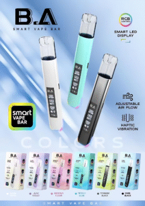 B.A主機 Smart Vape Bar 一代煙桿|BA智慧LED發光主機 六色可選 2 b.a主機